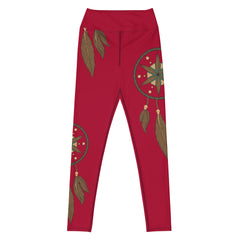Omarhalie Native Warrior Dream Catcher Leggings