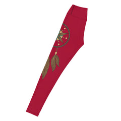 Omarhalie Native Warrior Dream Catcher Leggings