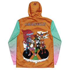 Omarhalie Dogs Virgin Island Jamaica Dance Floor Men’s windbreaker